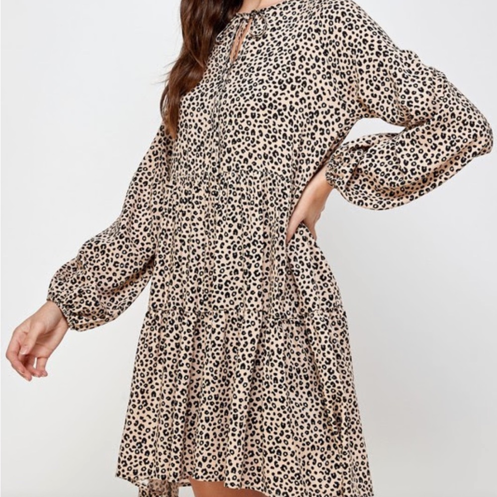 Mini Leopard Dress